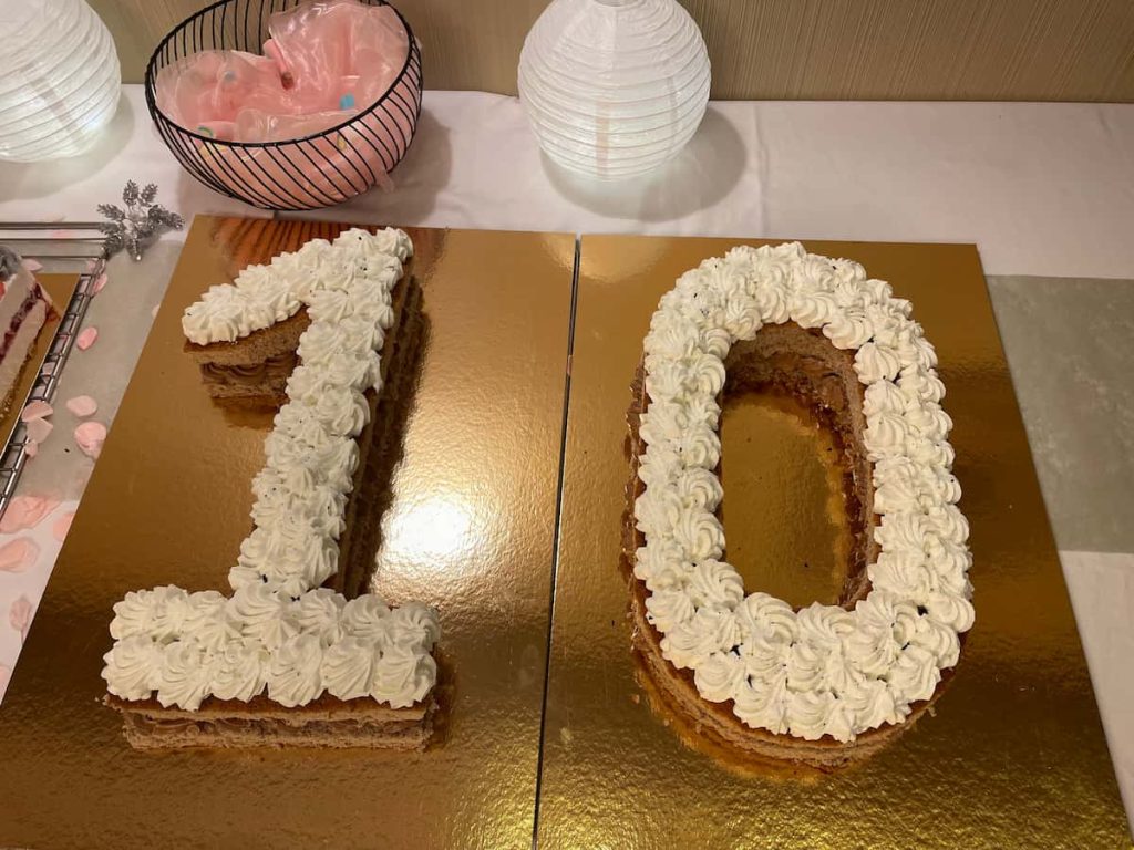 gateau 10 ans